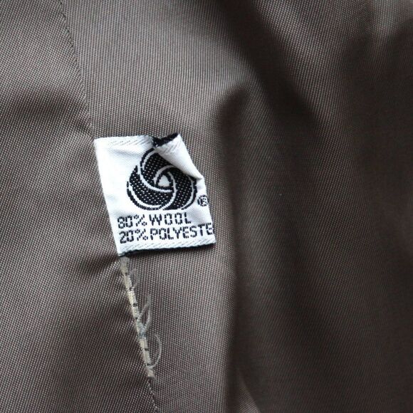 Vintage Evan Picone Womens Jacket Blazer Size Small Black Wool Academia - Picture 4 of 16